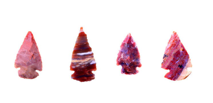 Flint Arrowhead Points
