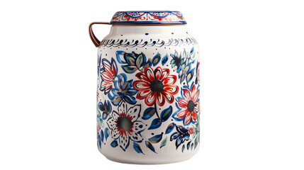 Decorative Water Cooler: Handcrafted Elegance on white background