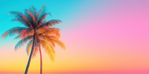 Palm Trees Banner