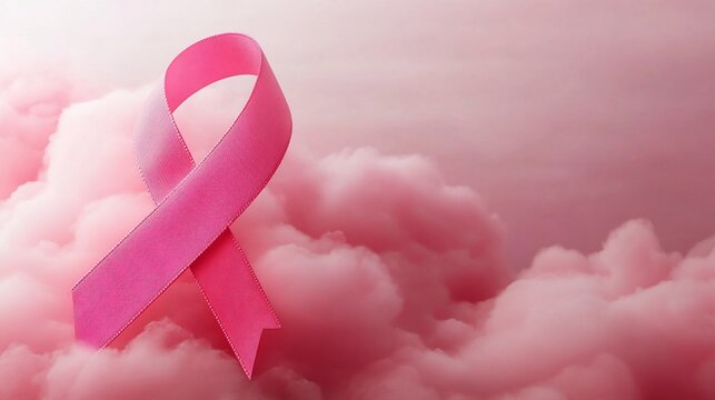 Breast Cancer Awareness Month Pink Ribbon Sign