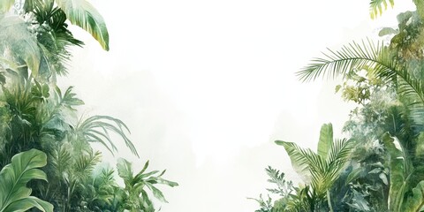 Palm Trees Banner