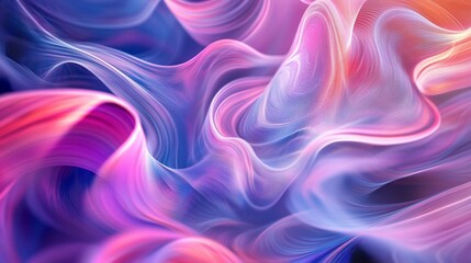 Obraz premium Abstract wavy lines background with vibrant colors creating a sense of movement