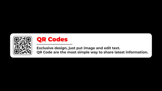 QR Code Lower Thirds Social Media 6. 