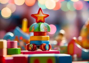 Naklejka premium Colorful Toy