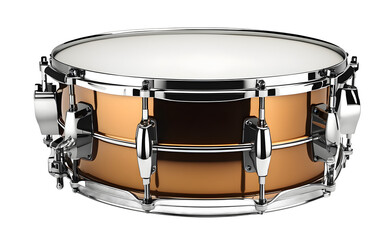 Snare drum isolated on a empty plain background