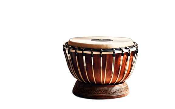 Tabla isolated on a empty plain background