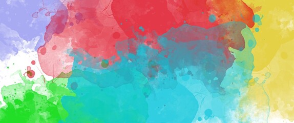 abstract colorful watercolor background multicolor effect  Fantasy smooth light paper textured design, vintage card, templates. Pastel ink colors hand drawn canvas aquarelle background 