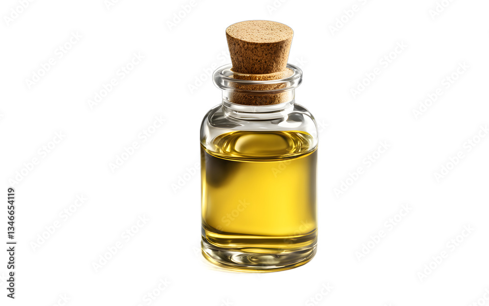 Poster Anointing oil bottle isolated on a empty plain background