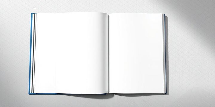 Blank 6x9 Book Mockup with Interior Design Space