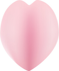 Vector pink cherry blossom sakura flower petal. Blooming illustration.