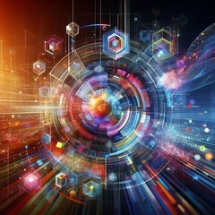 Obraz premium Advancing AI and IoT Integration: Revolutionizing Smart Technologies for Future Innovation 