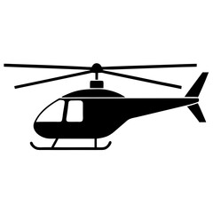 Helicopter Silhouette Vector