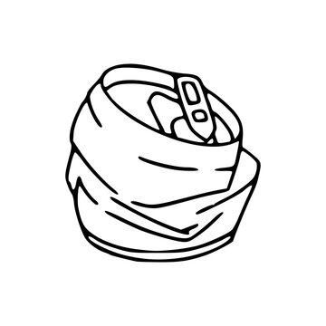 recommend clip art: crushed soda can line art