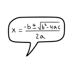 math formula icon vector