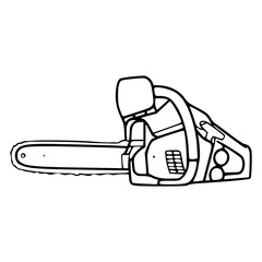 woodcutting tool vector graphic