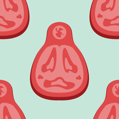 Realistic Meat Vector Seamless Pattern Digital Paper – Butcher Shop Background, Raw Beef, Pork, Chicken, Sausages, Steak, BBQ, Carnivore Food Texture for Packaging, Menu Design, and Culinary Projects