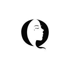 Q Vector logo, Queen Q logo