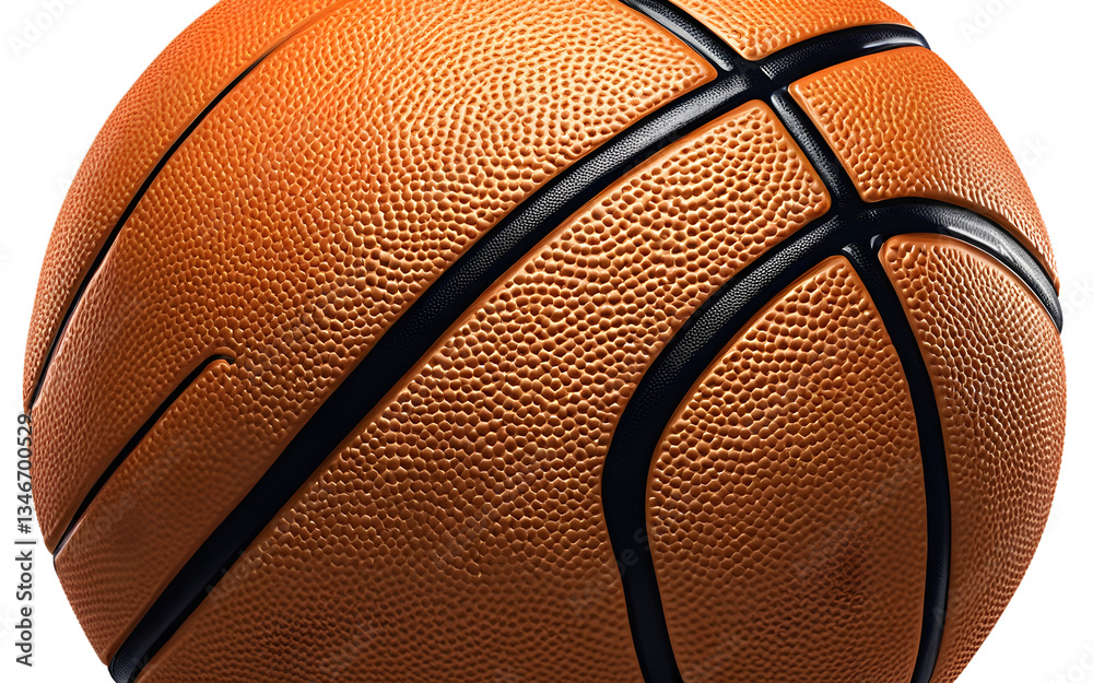 Poster basketball isolated on a empty plain background