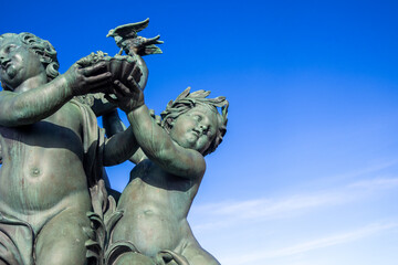 sculpture in the park of the Palace of Versailles