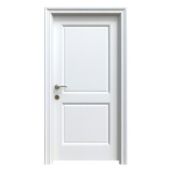 white door with white background