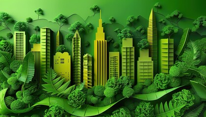 green city background
