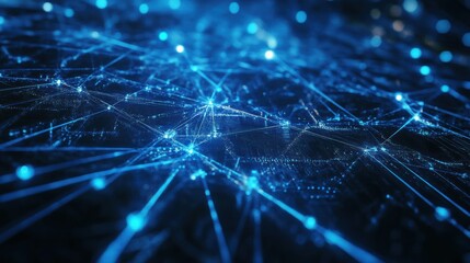 Obraz premium Machine Learning AI Core Analyzing Futuristic Data - JPEG