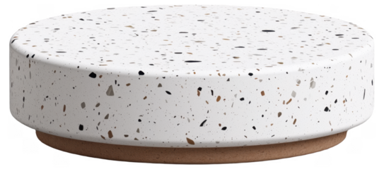 PNG Terrazzo round display platform