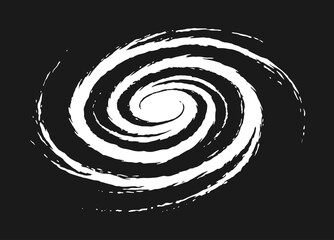 Vector illustration of galactica.Illustrative style