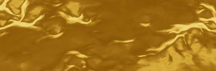 Abstract wavy gold. Golden background