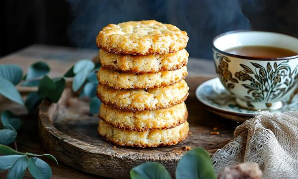 anzac biscuit stack video new zealand cuisine