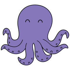 Cartoon Octopus