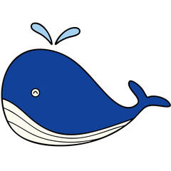 Cartoon Whale