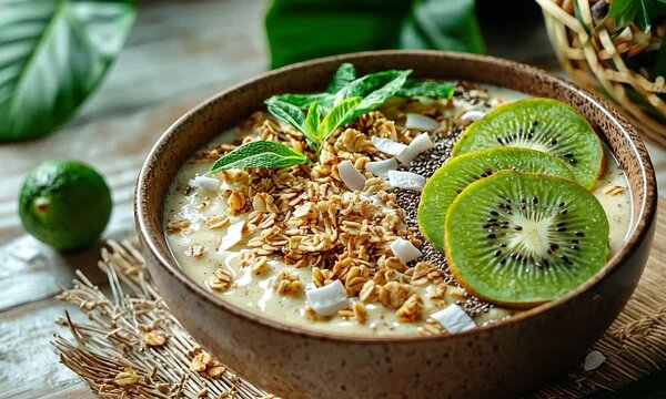 feijoa smoothie bowl video new zealand cuisine