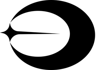 streetwear star and moon graphic element