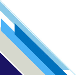 Diagonal corner blue gradient with modern tech style.
