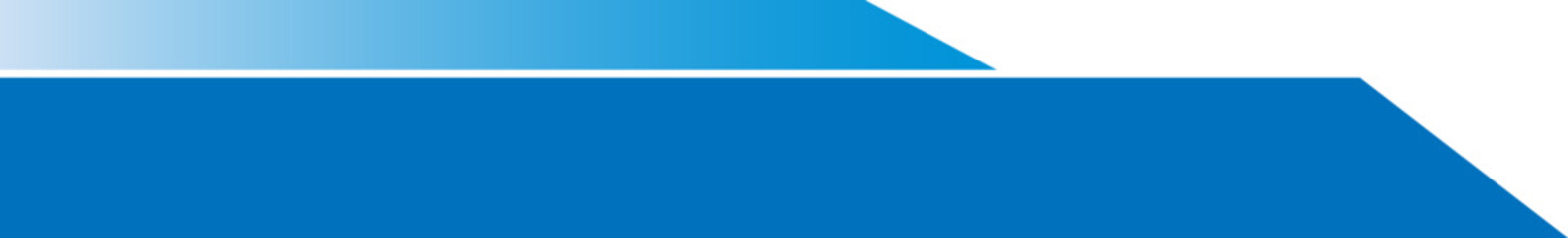 Obraz premium Futuristic blue tech banner with geometric shapes.