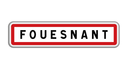 Panneau de Fouesnant, Finistère, Bretagne