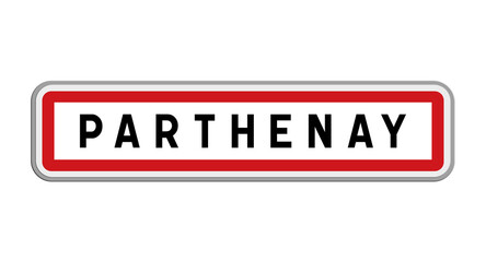 Panneau de Parthenay, Deux-Sèvres, Nouvelle-Aquitaine