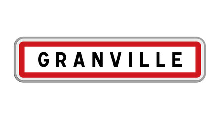 Panneau de Granville, Manche, Normandie