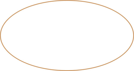 Minimalist aesthetic linear frame