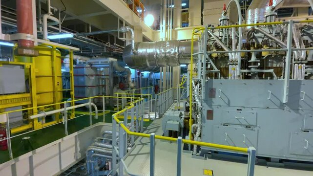 Dual fuel main engine of LNG vessel