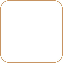 Minimalist aesthetic linear frame