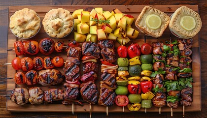 traditional easter eggs in basket