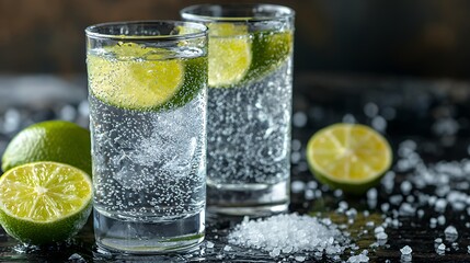 Colorful Tropical Cocktails