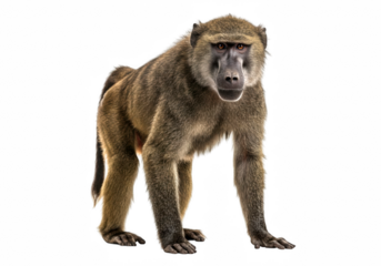 Baboon on a transparent background