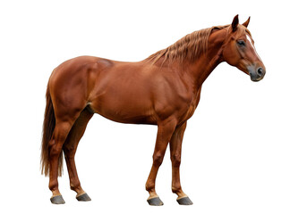 Naklejka premium Horse on a transparent background