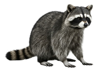 Obraz premium Raccoon on a transparent background