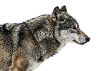 Obraz premium Wolf on a transparent background