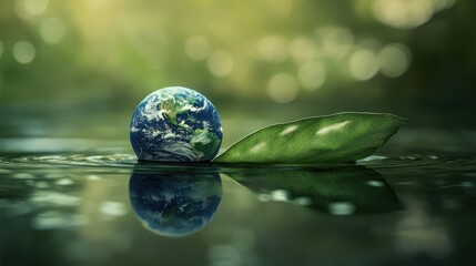 Earth Afloat on a Gentle Leaf