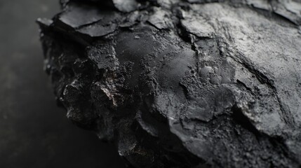 Intriguing Black Rock Texture